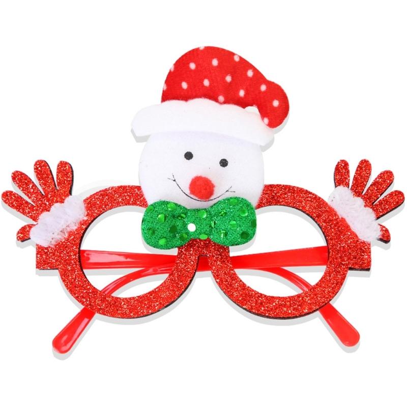 Decorações de Festa Infantil Armações de Óculos Bonecos de Neve Veados Óculos de Desenho Animado para Reuniões de Família