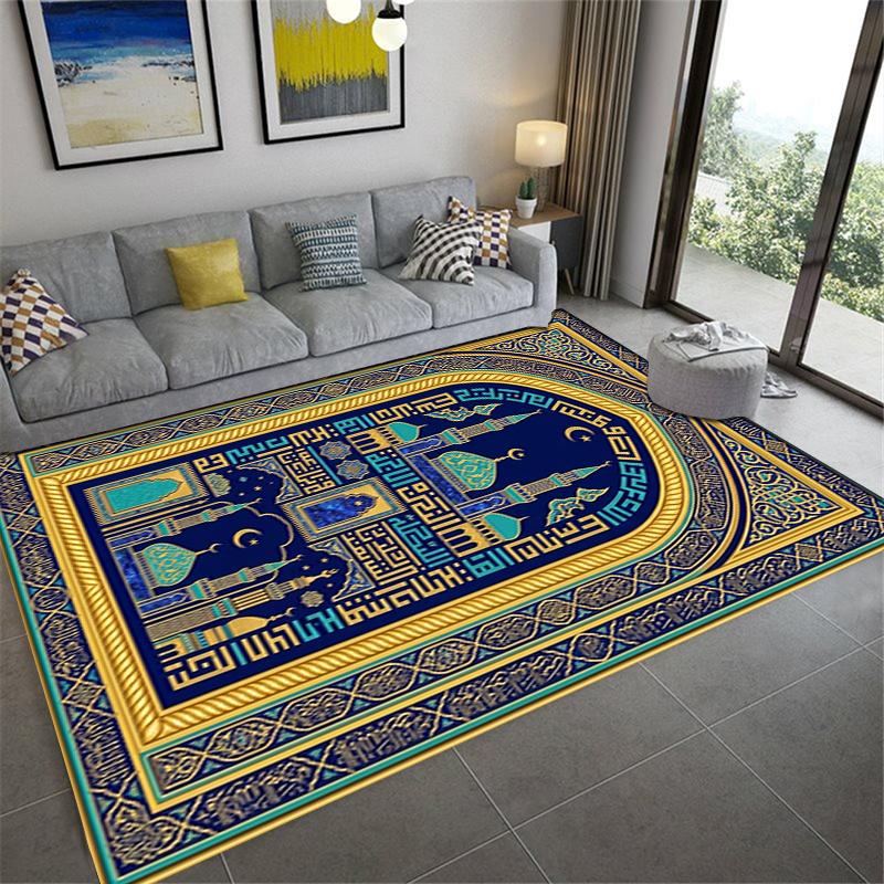 2025 New Muslim Carpet Rug for Living Room Bedroom Home Sofa Decoration,Kids play Non-slip Floor Mat128