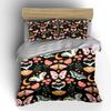 Butterfly Floral Pattern Decor Set Soft Comfortable Duvet Cover Bedding Set Included 1*Duvet Cover & 2*Pillowcases gift