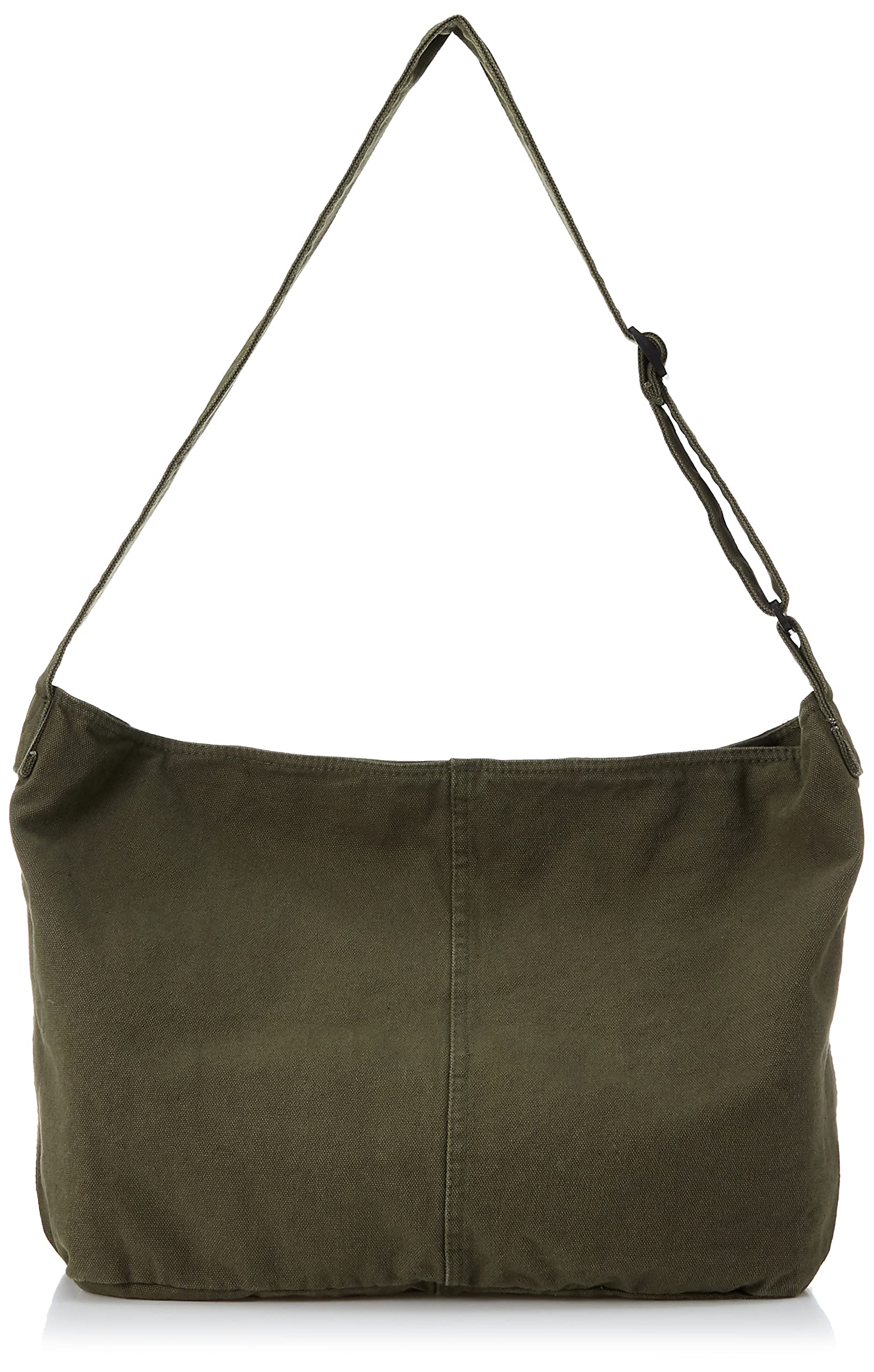 

Washed Canvas Shoulder Bag Khaki with Adjuster Belt [Device] хакі