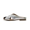 Baotou Half Slippers New Summer Lightweight Soft Leather Soft Bottom Temperament Cool Slippers