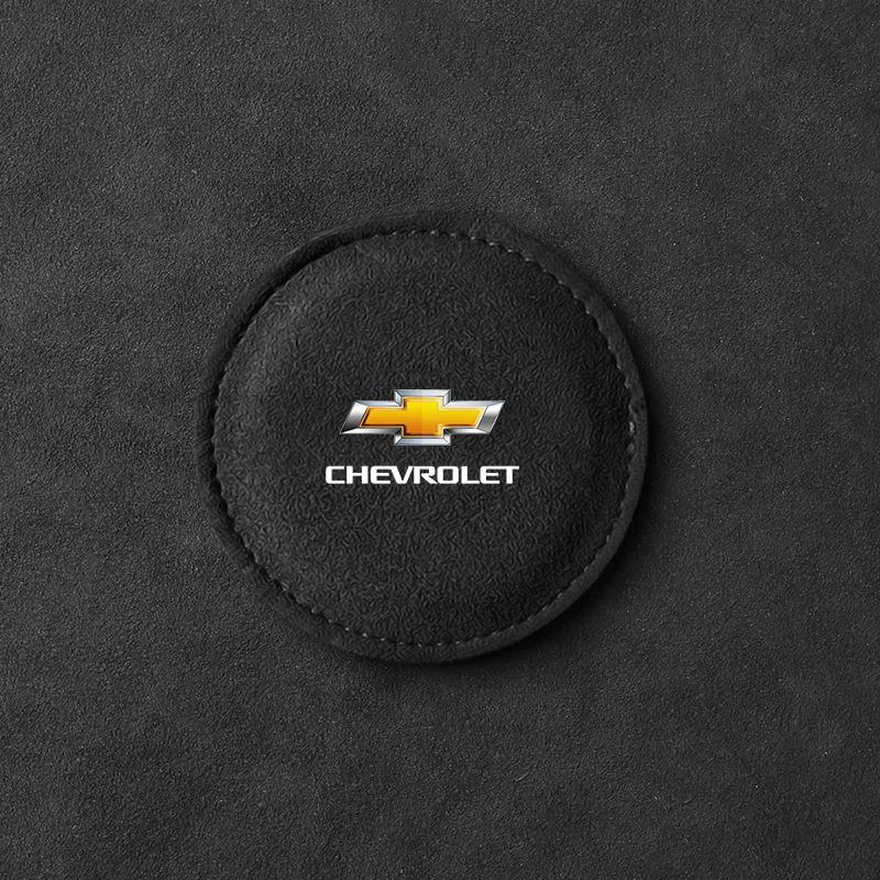 Car Cup Holder Pad PU Leather Slot Non-slip Coaster Mat For Chevrolet Cruze Malibu Sail Spark Captiva Equinox Trax AVEO Lova