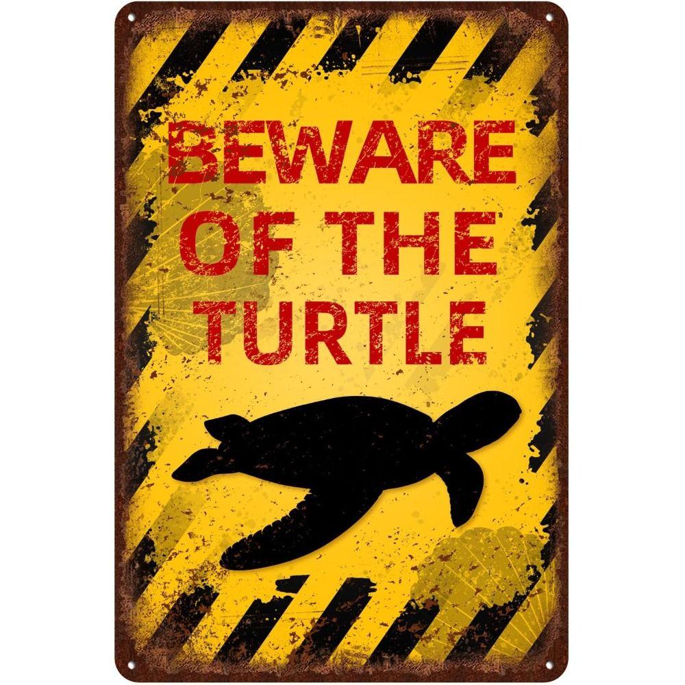 Beware of Animal Silhouette Aluminum Signs Metal Warning Plates
