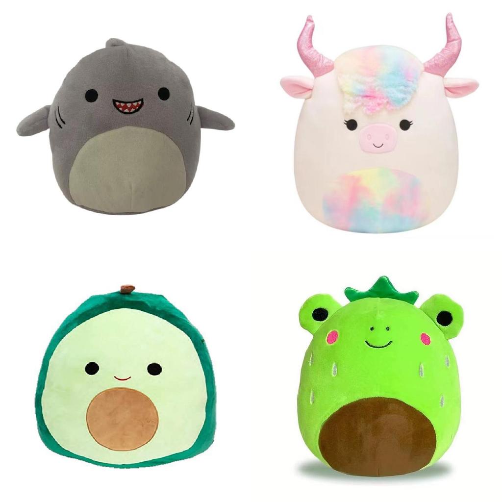 Squishmallows Haifisch Katze Hase Plüschtier Mit PP-Baumwollfüllung Für Kinder Und Sammler