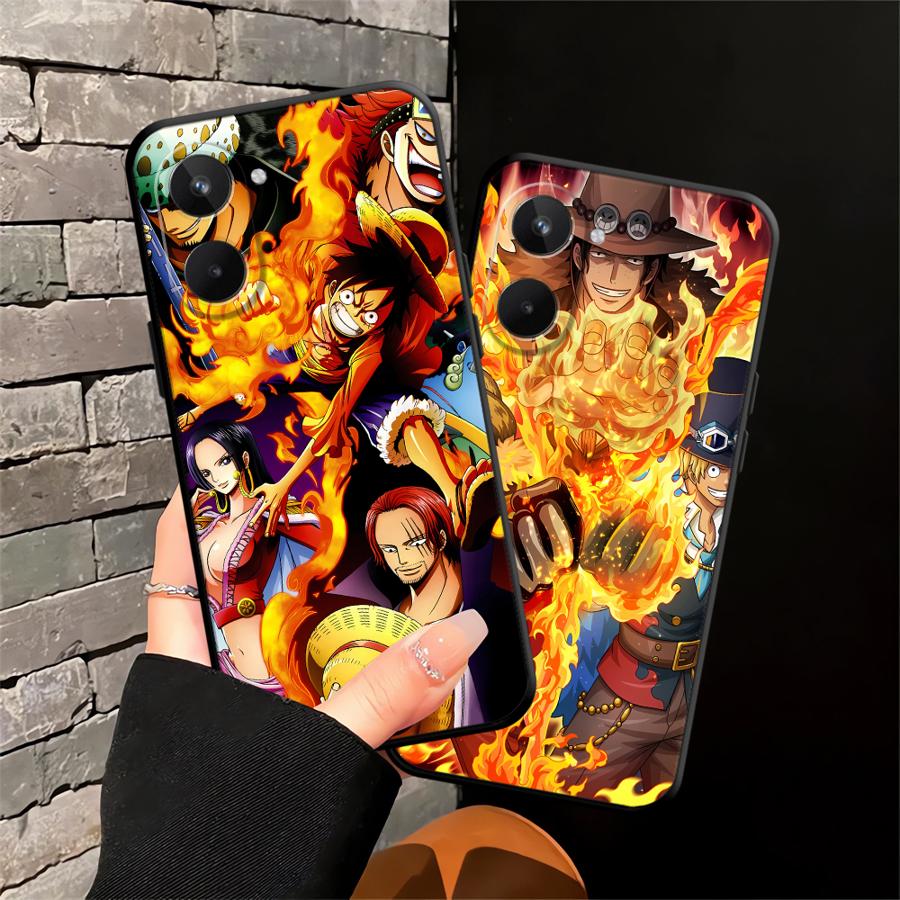 Cool Luffy ACE Case for Realme C15 C12 C21 P3 Ultra 11 Pro Nazro 50 50i C25 12 14 GT Master Neo2 C33 C35 C53 C55 Phone Cover