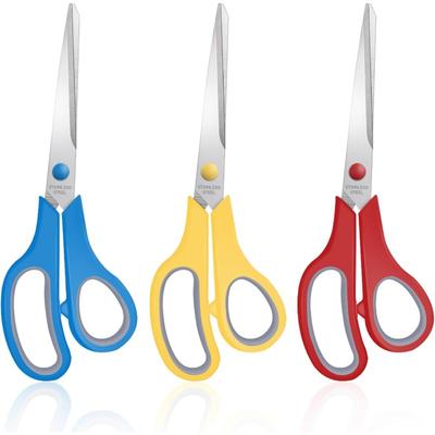 1PC Sewing Craft Scissors Multipurpose Heavy Duty Sharp Paper Scissors, Universal Stainless Steel Scissors for Home Office Student Teacher Supplies