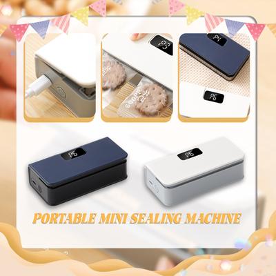 Small Sealing Machine Small Hanging Ear Coffee Rechargeable Sealer Portable Tea Snacks Manual Hand Pressure Type