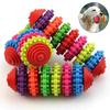 5 Styles Gear Shape Pet Toys Colorful Pet Chew Toy Puppy Dog Dental Teething Cleaning Chew Toys