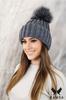 Nerea Winter Hat Thick Weave Graphite Color