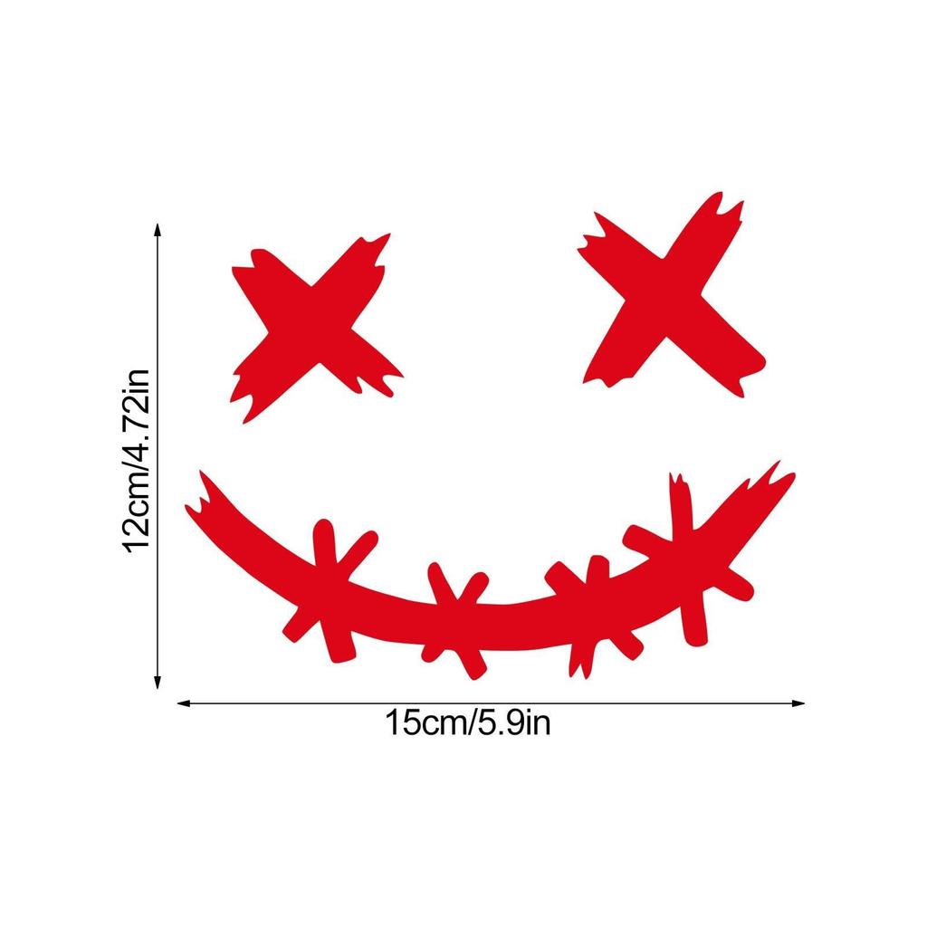 Smile Car Decal | Waterproof Smile Face Decal for Car