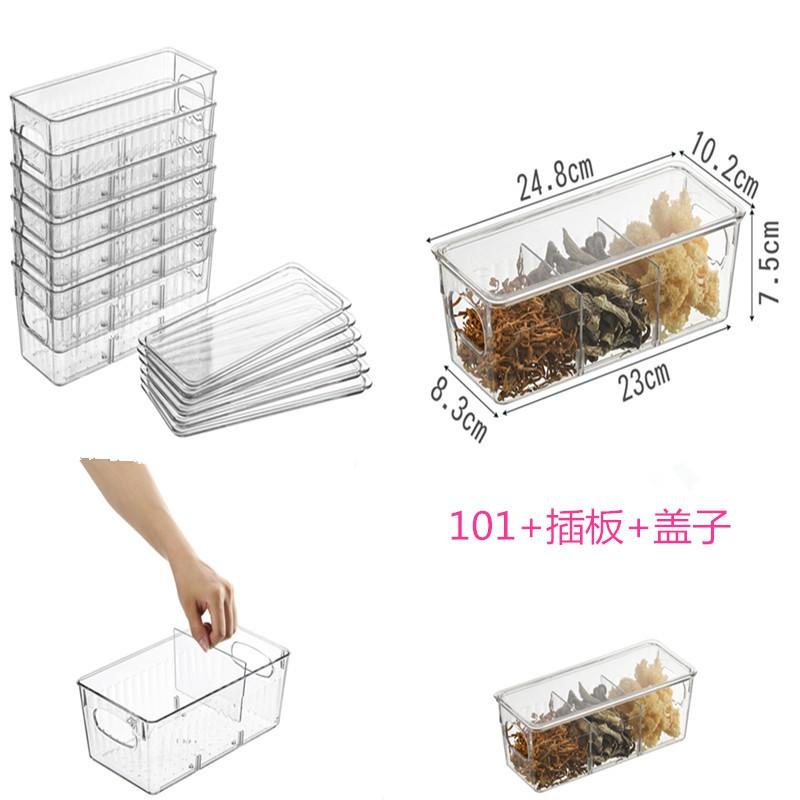 Refrigerator Organizer Drawer Box With Dividers Eggs Vegetables Fruits Kitchen Storage Plastic Food Container