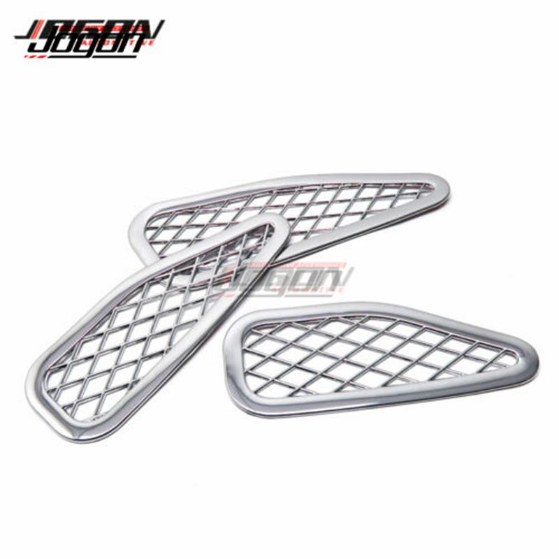 ABS Car Exterior Front Hood Air Vent Frame Stickers & Rear Spare Tire Side Panel Cover Trim For Toyota FJ Cruiser XJ10 2006-