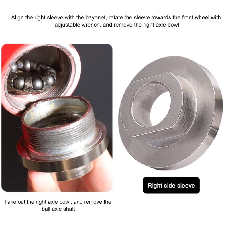 Mountain Bike Bottom Bracket Removal Tool for Bicycles Centre Shafts Steel Bicycles Bottom Axes Tool Bike Crank Remover