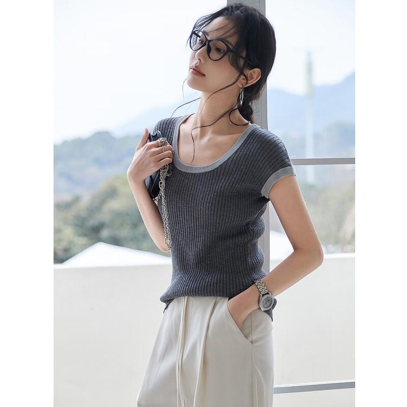 Demana U-Neck Sleeveless Knit Top S
