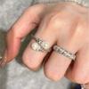 Delicate Twist Cross Opening Ring S925 Sterling Silver 2025 New Retro Stacked Index Finger Ring