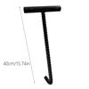 10mm Manhole Lid Opener Manhole Hook with Comfortable Grip Handle for Constructions Workers Quick Lid Handling