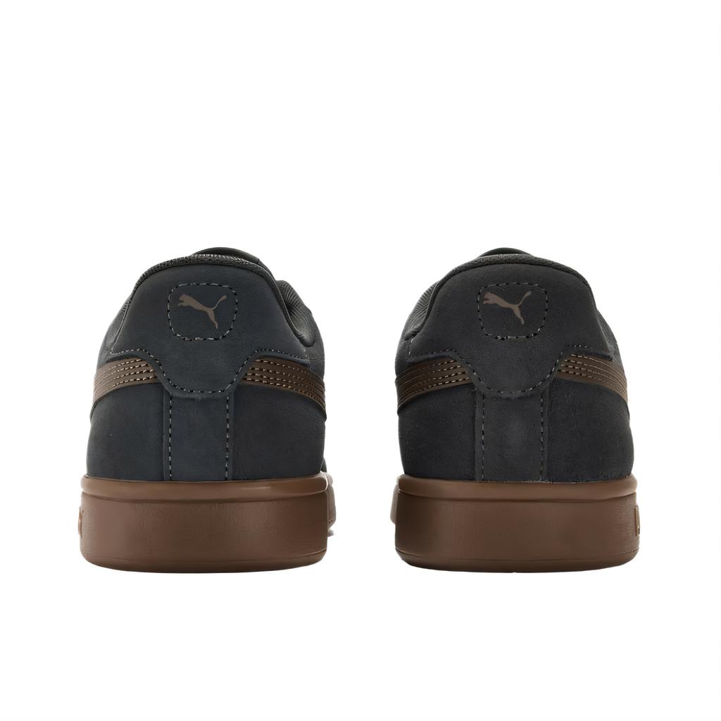 Puma Smash Leather Casual Classic Breathable Low-Top Sneakers Unisex Sneakers Black 390984-26