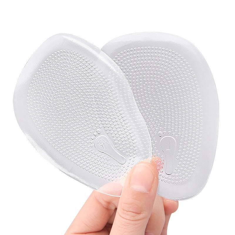 

Women s High Heels Walking Pad, Foot Forefoot Pad, Half Size Pad GEL Thickened Non-slip, Decompression and Anti-wear Massage Insole One size