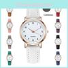 Stylish Unisex Minimalist Night Light Quartz Watch Casual Matte Leather Wristwatch Ladies' Quartz Watch