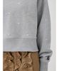 Furfur Mini Heart Embroidered Sweatshirt RWCT251096 GRY Women's