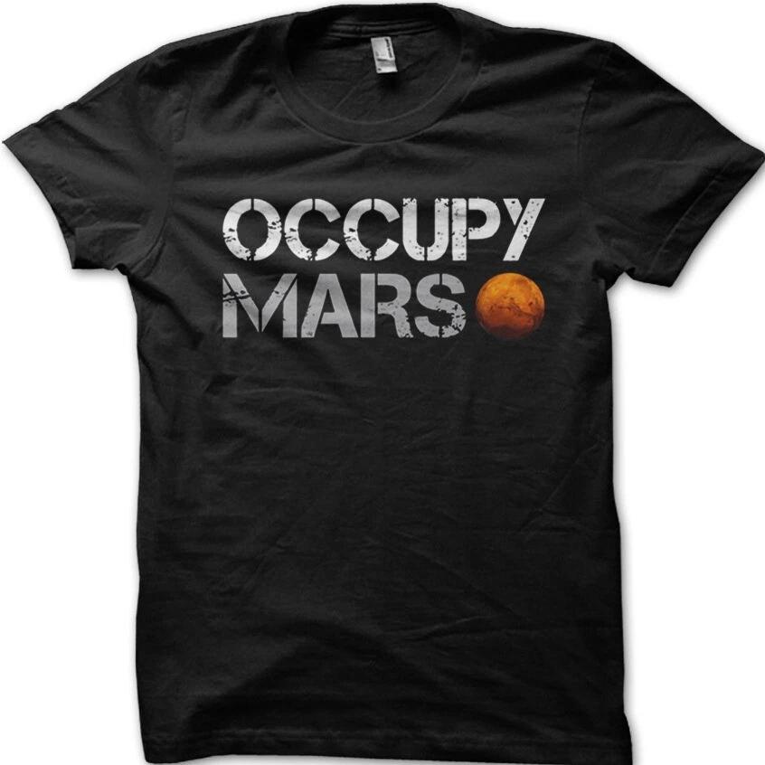Футболка с принтом OCCUPY MARS, которую носил Илон Маск, 9076 XXXXL