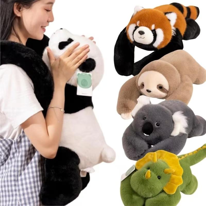 My Extreme Outdoor Activities Unisex Cute High Quality Forest Animal Plush Doll Pillow Soft Long-Arm Raccoon Crocodile Sloth Fox Plush Toy Home Decor Accompany Gift
