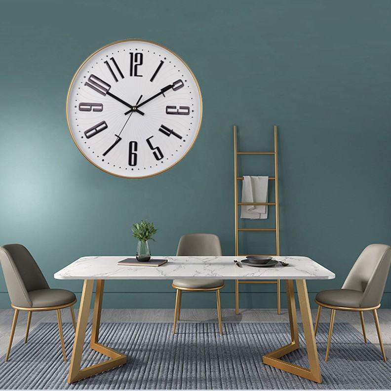 Simple Modern Light Luxury Silent Living Room Home Bedroom Office Simple Clock Wall Clock Quartz Clock Wall Clock
