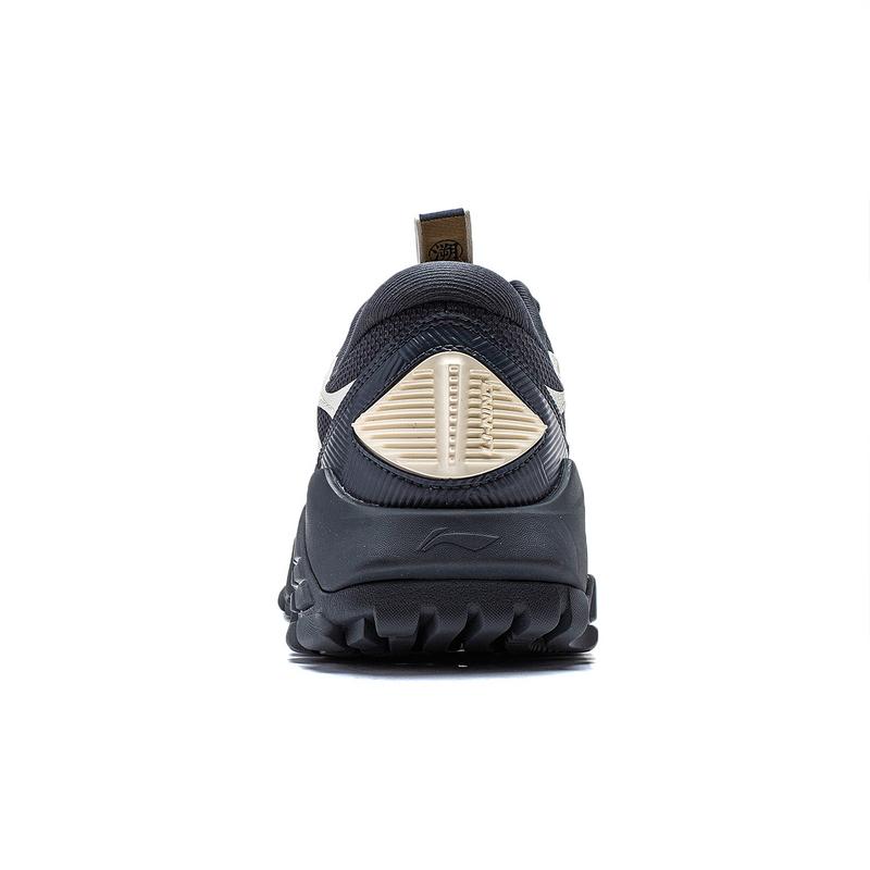 New LiNing CF Tracing Collection Lin Chuan FW Anti Slip Wear Resistant Low Top Casual Shoes Men's Black White AGLT161-1