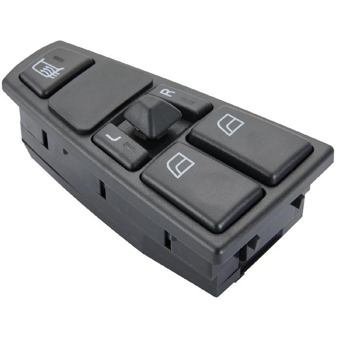 Power Window Switch for Volvo VN 2005-2014, VNL 2005-2016, Left Driver Side Master Window Control Switch Replaces 22569484, 901-0014, 20752917,