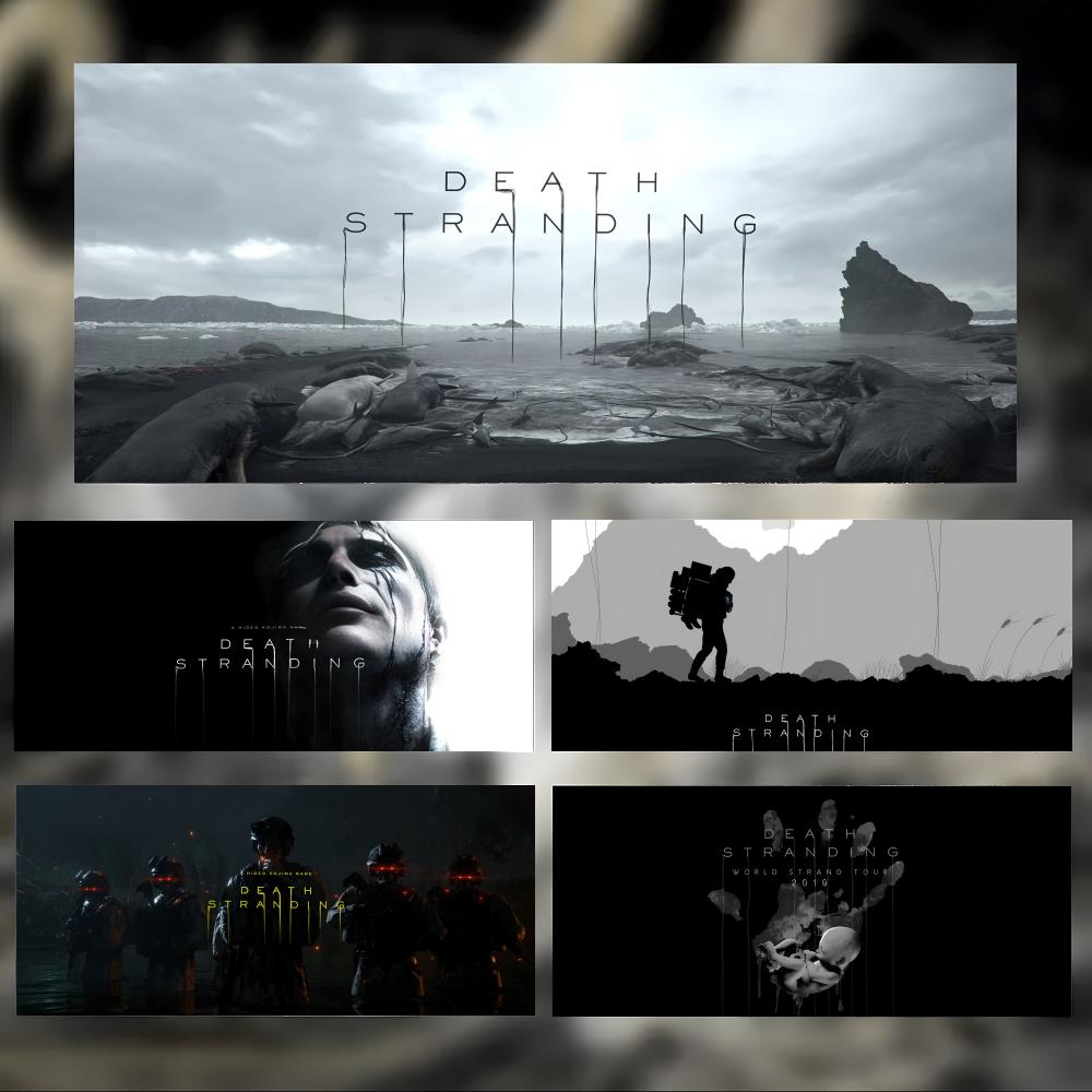 Mysterious Cool Game Ddeath Stranding Mouse Pad Large Thick Desk Pad Stitched Edges Gaming Mouse Mat For Pc
