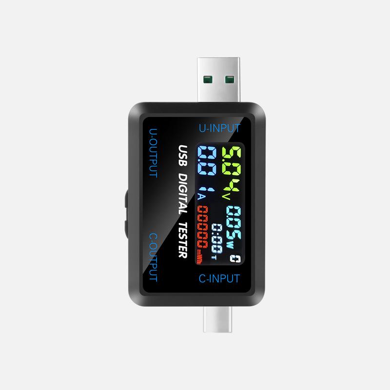 Multifunktionales USB-Spannungs- und Strommessgerät mit Digitalanzeige