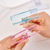 4Pcs Clear Acrylic Paper Clip for Picture Document Drawing Board 74mm Long Paper Clip File Paper Clamp Food Bag Clip