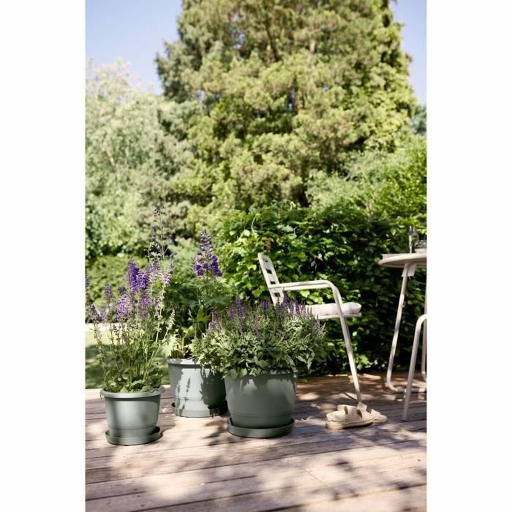 Plant Pot Elho Amiga Round 47 Green 47 X 35 Cm