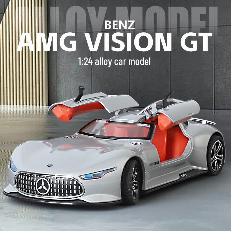 

Mercedes-Benz AMG Vision Gullwing 1:Модель спортивного автомобиля из сплава в масштабе 1:24 с четырехколесной подвеской