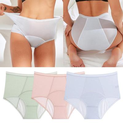 Women's Breathable Underwear Sanitary Physiological Safety Underpants Comfortable