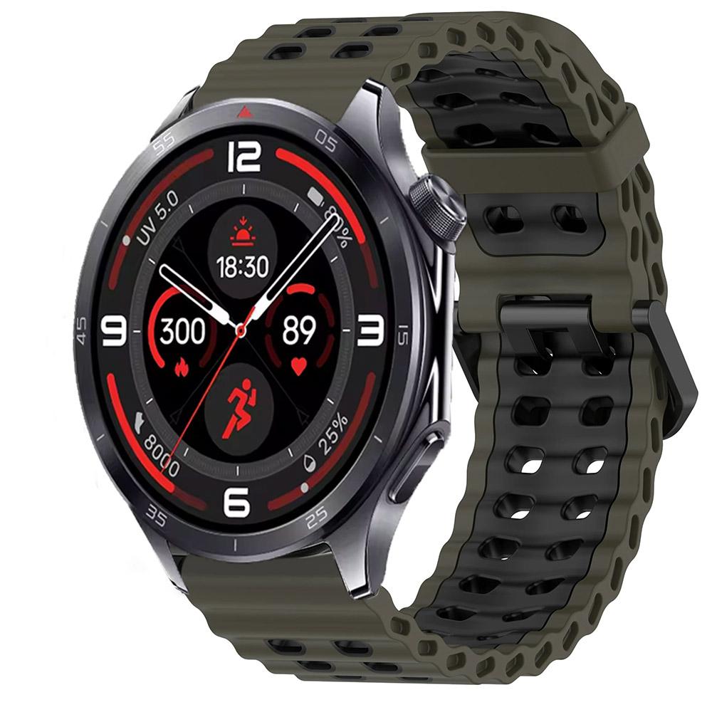 22mm Ocean Silicone Strap for OnePlus Watch 3 46mm/2/2R/Lite Sport Breathable Wristband forWatch 4 Pro/X X2/X3 Accessories