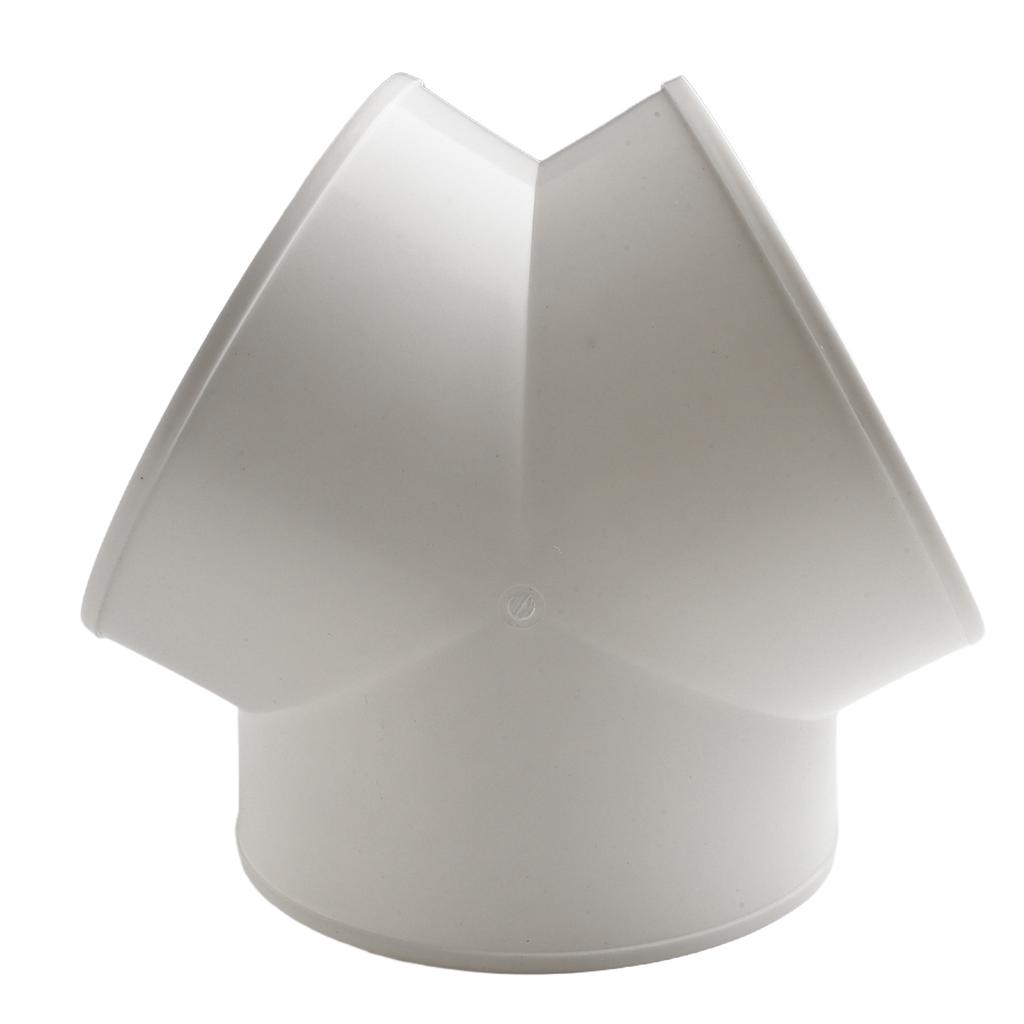 Airflow Distribution Splitter Ducting Splitter Connector Home Ventilation Commercial Ventilation High quality PVC Material