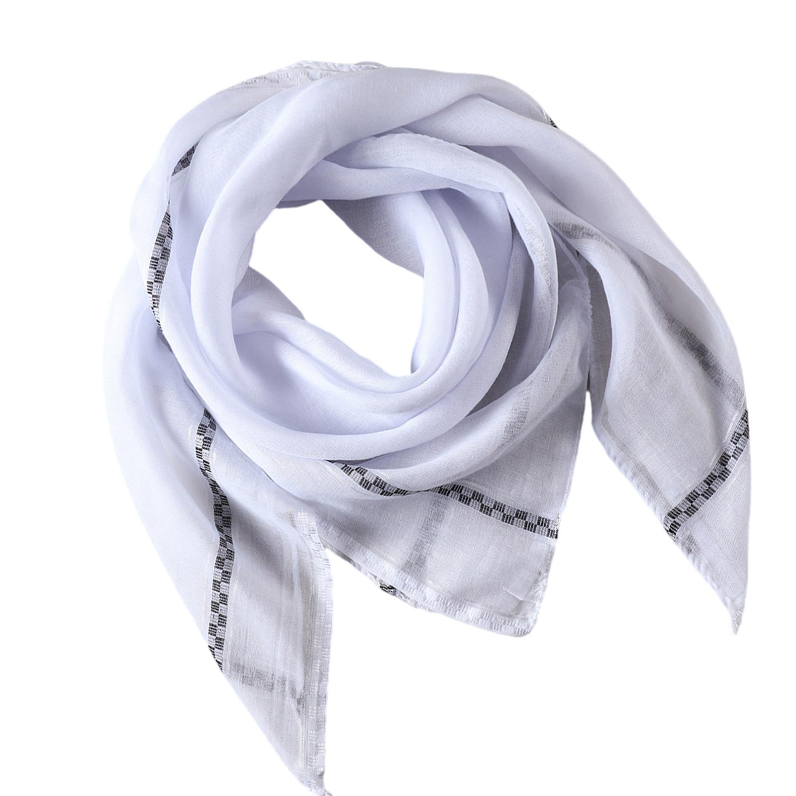 

Мягкий полиэстеровый исламский головной платок хиджаб для взрослых, идеально подходящий для религиозных мероприятий и общественных собраний чёрный