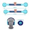 SIMOLIO Bluetooth Volume Sharing Volume Wired and Wireless Flexible and Cute Headset for and Teens Kids' Headphones, 5.0, Three-Level Limit, Built-in