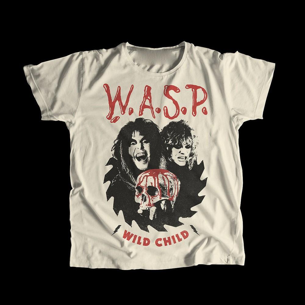 

SALE Vintage WASP Band Wild Child Cotton White S-234XL Men Women Classic Shirt M Unisex T-Shirt XL