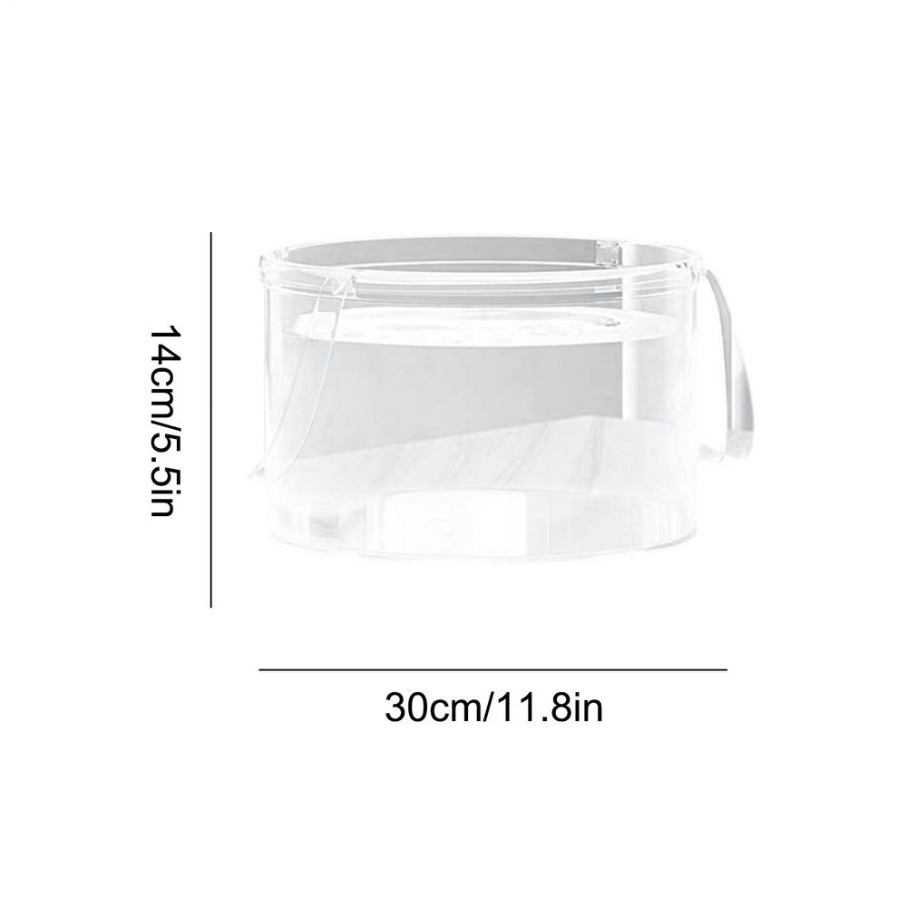 Folding Water Basin Transparent with Handles Portable Bucket for Hospital Vegetables Nursery Beach Patio Tailgating