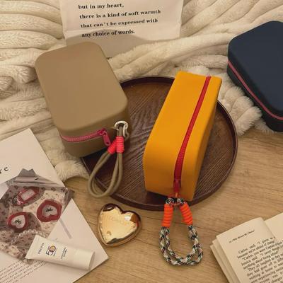 2024 Portable Silicone Cosmetic Bag: Large Capacity, Waterproof, Travel-Friendly for Jewelry & Storage
