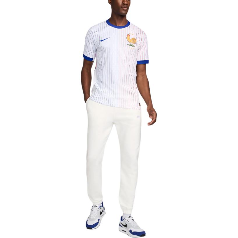 Nike FFF 2024/25 Match Away ADV Authentic Jersey White/Bright Blue/University Red/Bright Blue Men Streetwear FJ4260-100