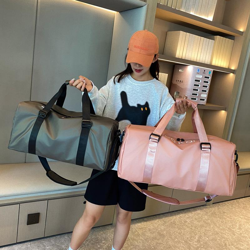 Short-distance Satchel Travel Bag, Dry and Wet Separation, Large-capacity Shoulder Bag, Sports Fitness Bag, Trendy Cross-body Large Bag