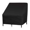 Outdoor Chair Covers Garden Alfresco Furniture Covers Black 210D Oxford Fabric Chair Protectors