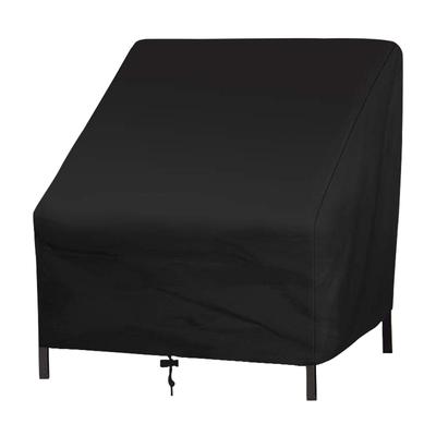 Καλύμματα καρέκλας εξωτερικού χώρου Garden Alfresco Furniture Covers Μαύρα 210D Oxford Fabric Chair Protectors