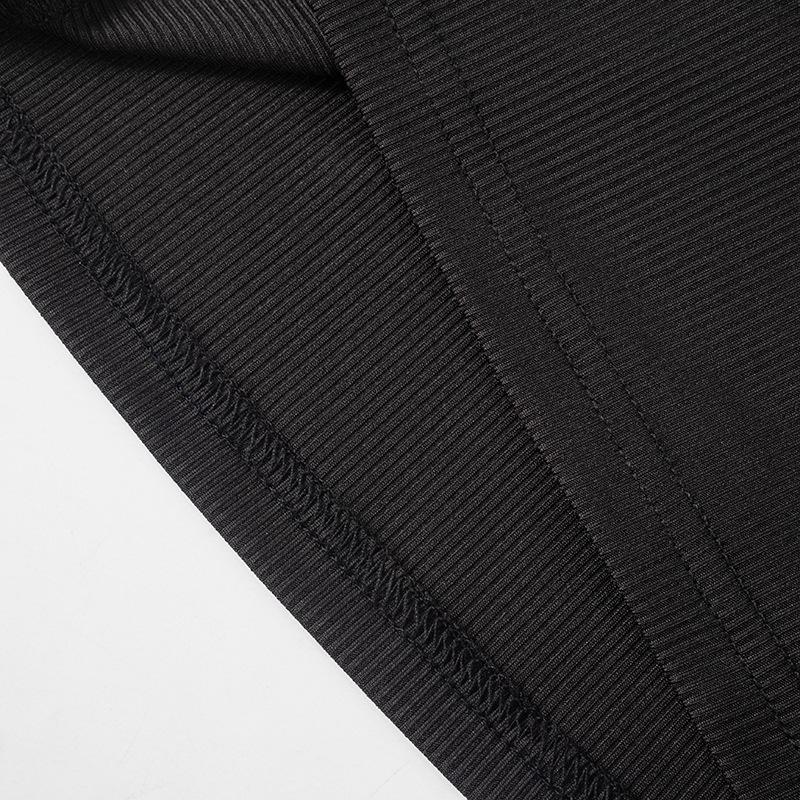 Women's Fashion Three-dimensional Flower Decoration Sexy Spice Girl Style Short Plunge Top