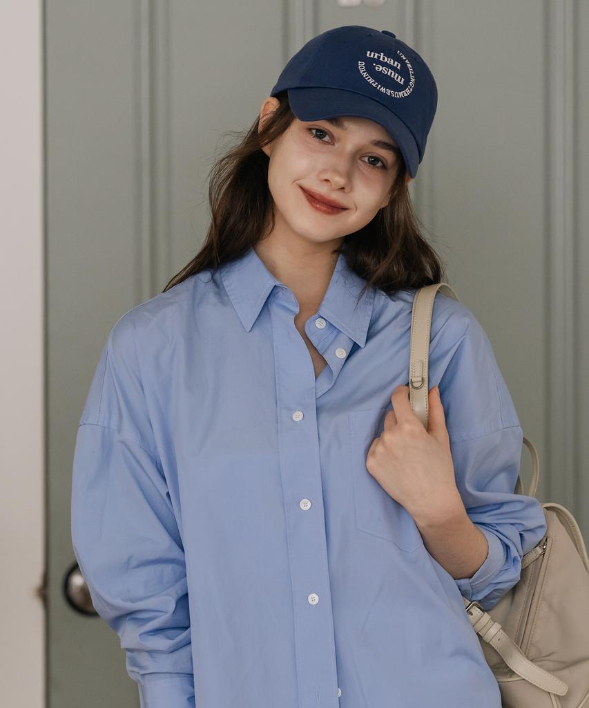 Teochisoul Urban Muse Modern Logo Ball Cap (Navy)