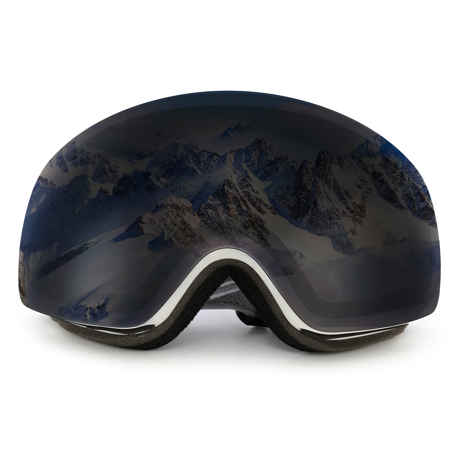 

Лыжи Снег Двойной Сноуборд Сферический Широкоугольный UV400 Совместим с УФ Шлем Хранение Серый [rongbenyuan] Очки, Очки, Линзы, Очки, Линзы,