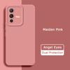 Angel Eyes Square Liquid Silicone Phone Case for VIVO V23 Pro 5G Soft Mobile Cover VIVOV23 V 23 V23Pro 360 Protective Shield Bag